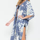 Justin Taylor Botanical Print Split Cover Up