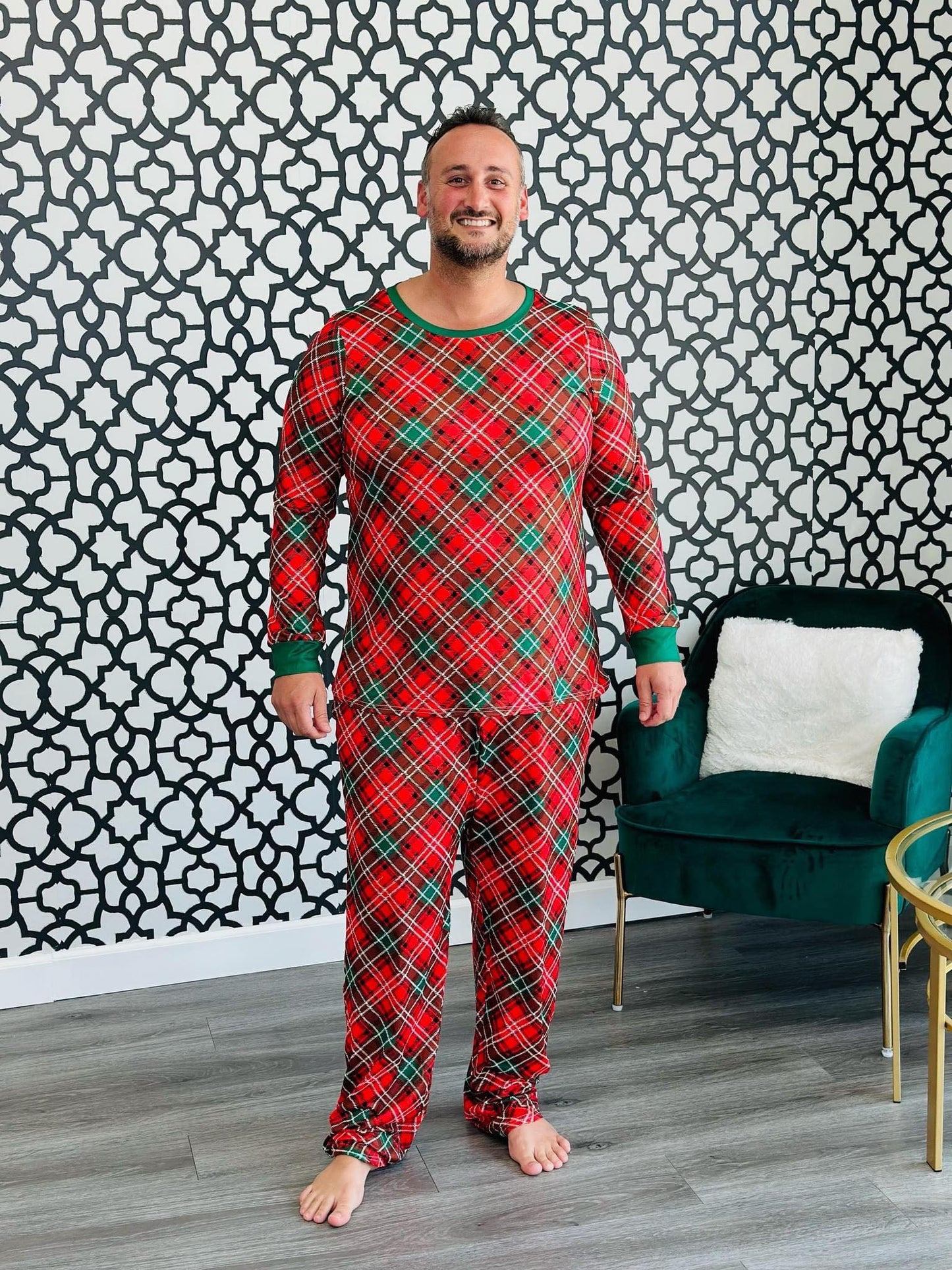 PREORDER: Matching Family Christmas Pajamas in Red Plaid