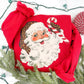 PREORDER: Matching Cheetah Santa Sweatshirt in Adult Sizes