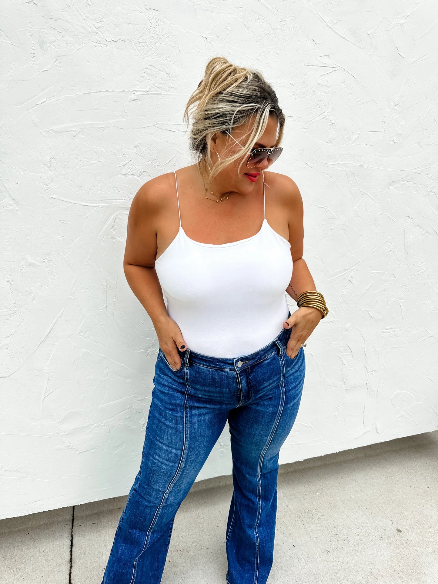 PREORDER: Stella Mid Rise Jeans Short 29" Inseam