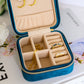 Kept and Carried Velvet Jewlery Box in Teal