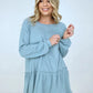 Solid Cotton Jersey Tunic Top