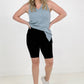 Athletic High Rise Biker Shorts - Black