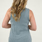 Blumin Apparel Sleeveless V-Neck Tank Top