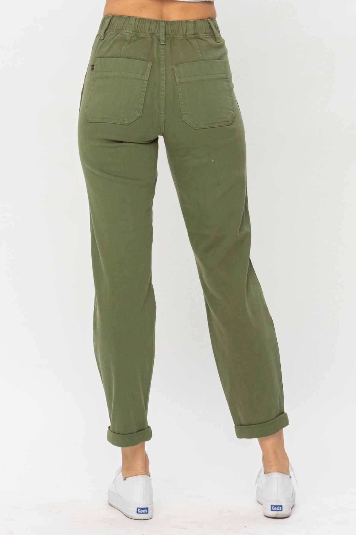 RESTOCKED Judy Blue Drawstring Waist Jogger Jeans