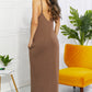 Beach Vibes Cami Maxi Dress - Mocha
