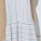 Striped Maxi Dress with Side Seam Pockets