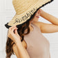 Sunshine Straw Fringe Hat