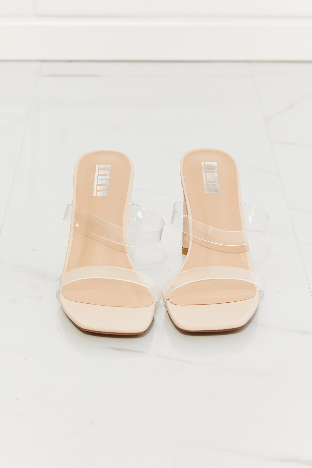 Transparent Double Band Heel