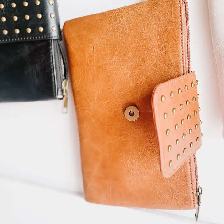PREORDER: Riviera Maya Rivet Clutch in Three Colors