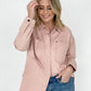 Solid Cotton Twill Shacket