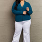 Everyday Favorite V-Neck Cardigan in Teal