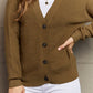 Everyday Favorite V-Neck Cardigan in Olive