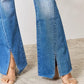 BAYEAS Slit Flare Jeans