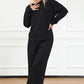 Take Me Away Textured Long Sleeve Top and Pants Set - 6 Colors
