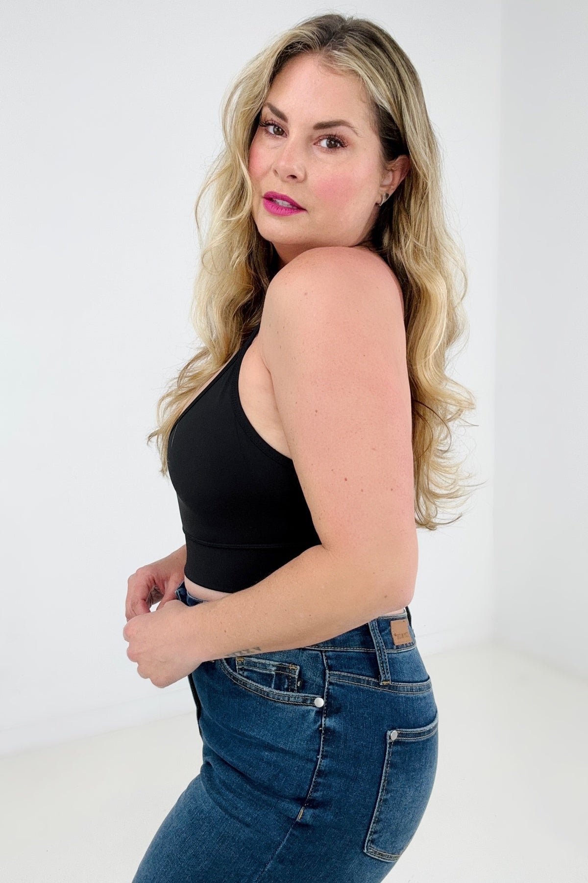 Adjustable Strap Padded Bra