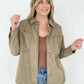 Solid Cotton Twill Shacket