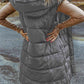 Women's Hooded Sleeveless Puffer Vest