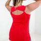Short Sleeve Solid Knit Tank Top