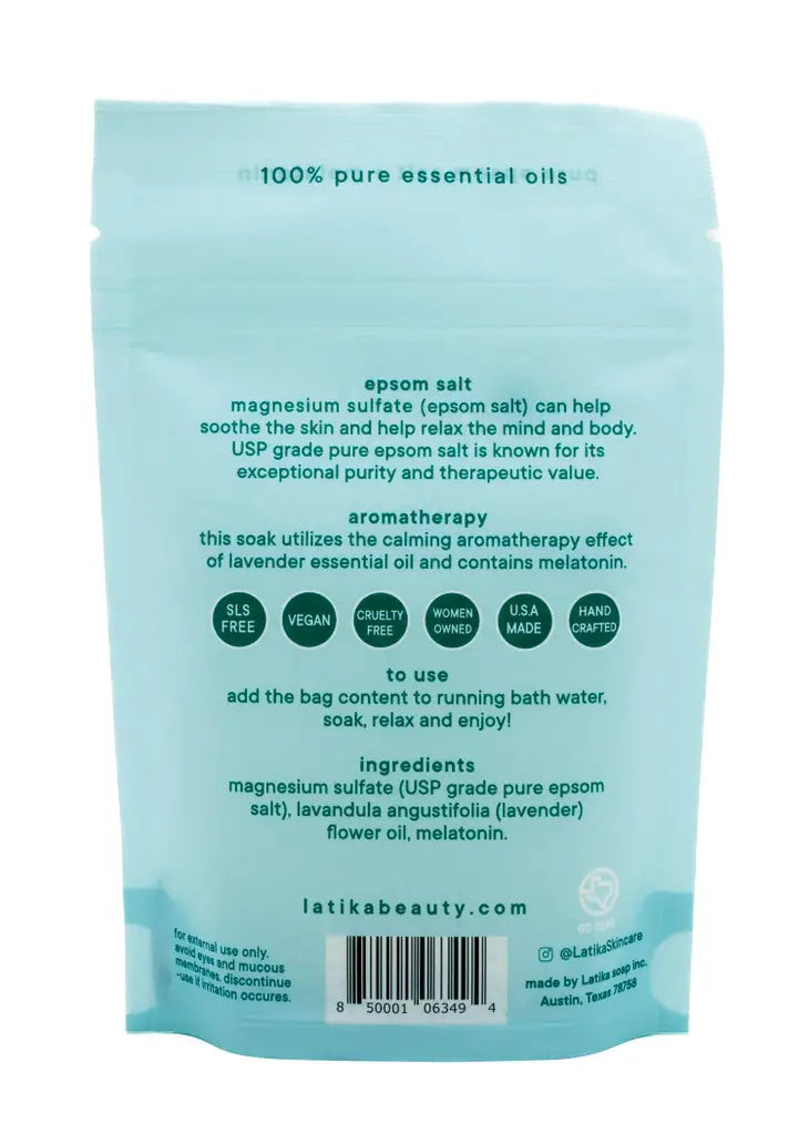 PREORDER: Epsom Bath Soaks in Assorted Scents