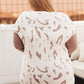 Abstract Animal Print Sweater