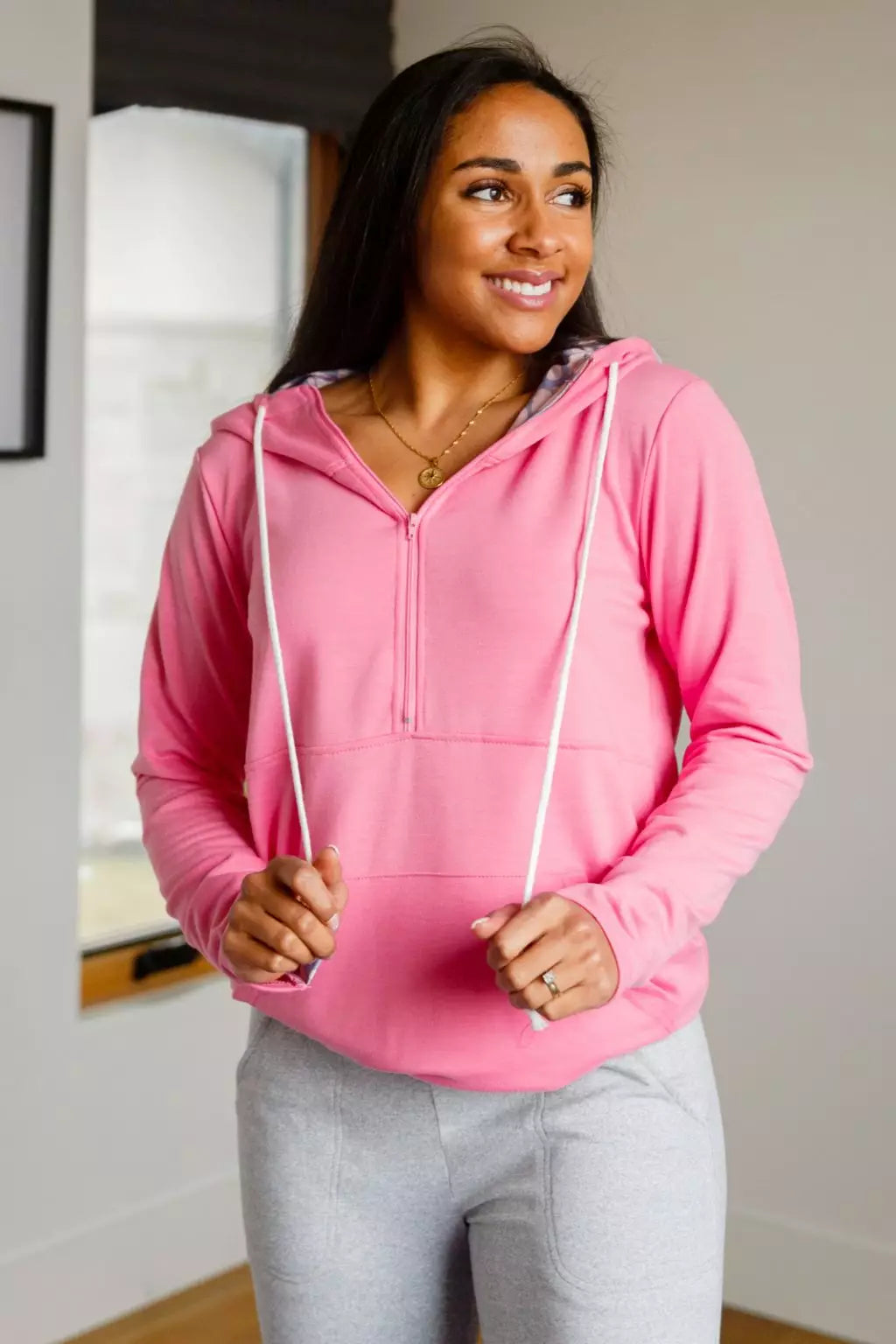 PREORDER: Audre Half Zip Hoodie in Three Colors