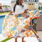 PREORDER: Luxury Beach Towel in Bright Retro Floral