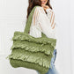 The Last Straw Fringe Straw Tote Bag