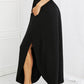 It's My Time Side Scoop Scrunch Skirt - Black