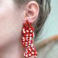 PREORDER: Stars & Stripes Beaded Dangle Earrings