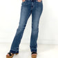 Judy Blue Mid-Rise Western Bootcut Jeans
