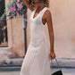 Openwork Johnny Collar Cover Up Dress