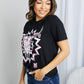 mineB Full Size Graphic Round Neck Tee Shirt