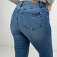 "Cora" Judy Blue High Waist Control Top Cool Denim Skinny Jeans