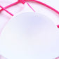 Pink Criss Cross Backless Deep V Neck One Piece Swimsuit