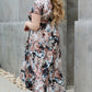 Give Me Roses Floral Maxi Wrap Dress