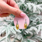 PREORDER: Christmas Light Bulb Dangle Earrings in Yellow