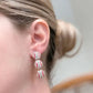 PREORDER: Sporty Rhinestone Trio Dangle Earrings in Assorted Styles