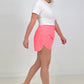 Windbreaker Smocked Running Shorts