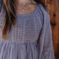 Heyson Crochet Trimmed Babydoll Mini Dress with Smocked Back