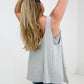 Boho Oversized Shark Bite Tank Top