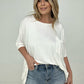 Zenana "Modish Comfort" Rayon Oversized Front Pocket Top
