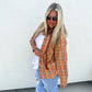 PREORDER: Vivi Plaid Hoodie Top in Six Colors