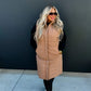 PREORDER: Kendall Long Puffer Vest in Four Colors