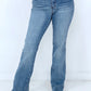 Judy Blue "Darla" Mid-Rise w/ Raw Hem Bootcut Jeans