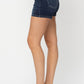 Judy Blue Mid-Rise Classic Denim Shorts - Dark Wash