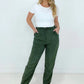 High Rise Corduroy Pants with Pockets
