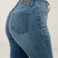 Judy Blue Pull On Slim Bootcut Jeans