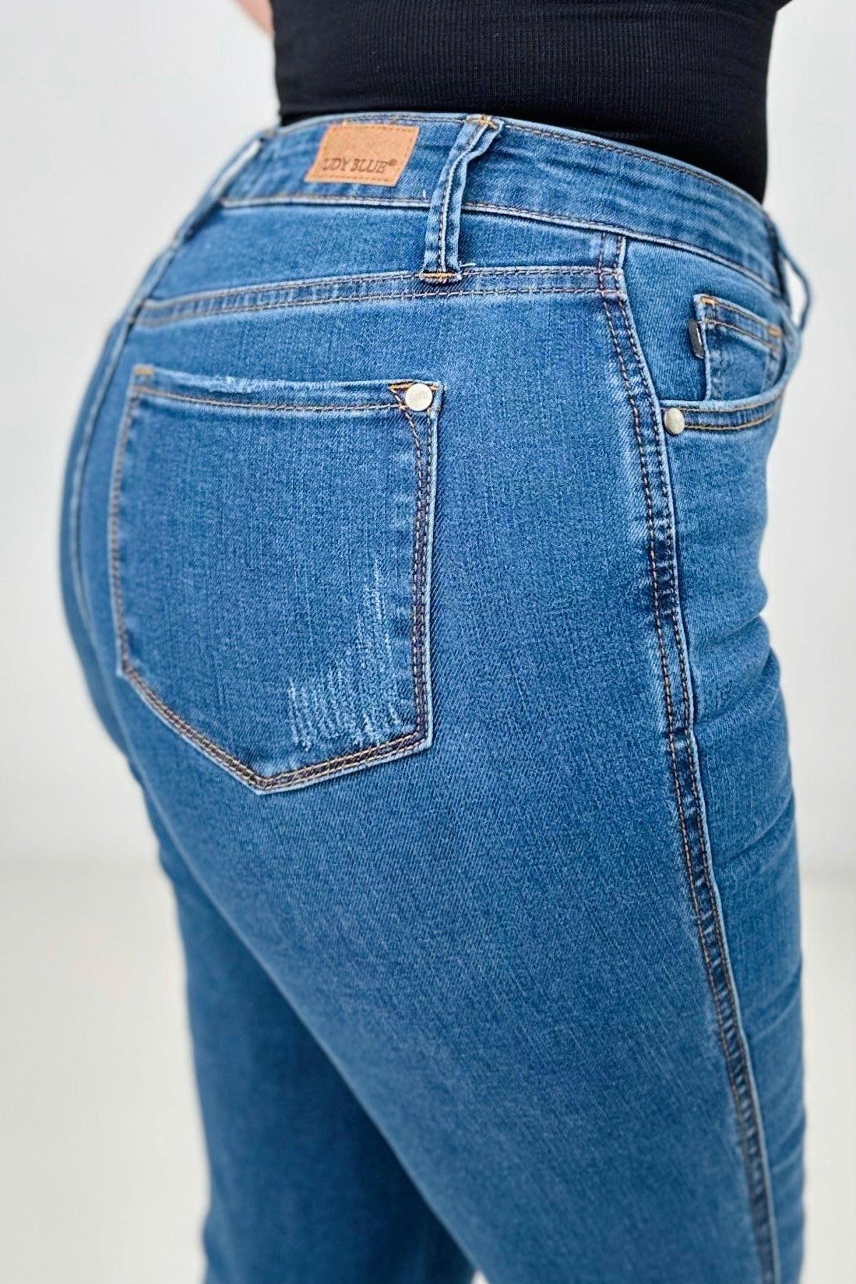 Judy Blue Cool Denim Tummy Control Flare Jeans