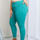 YMI Hyper-Stretch Mid-Rise Skinnies in Sea Green